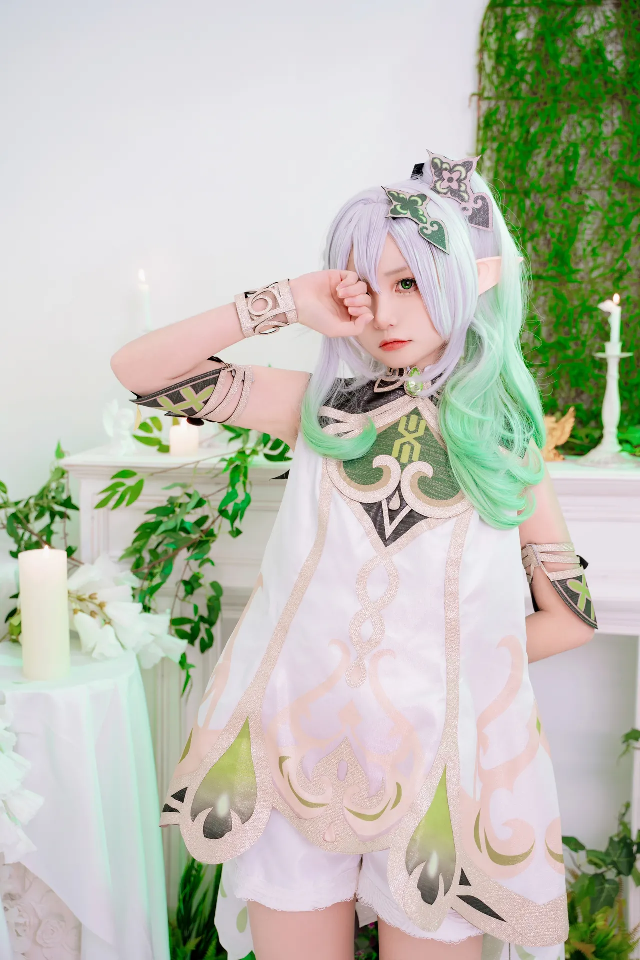 Nekokoyoshi (爆机少女喵小吉) cosplay Nahida - Genshin Impact-erohere32.webp